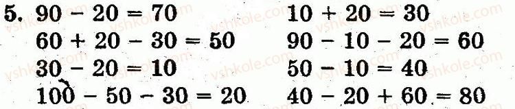фото задание 5 - сторінка 117 - розділ 4. нумерація чисел від 21 до 100. додавання і віднімання у межах 100 на основі нумерації