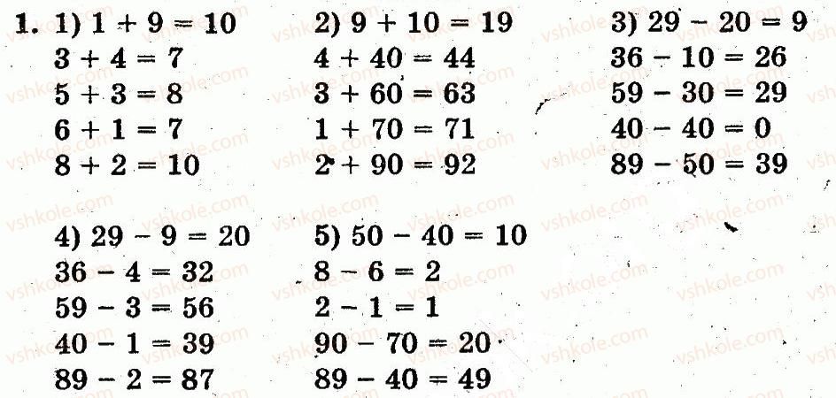 фото задание 1 - сторінка 131 - розділ 4. нумерація чисел від 21 до 100. додавання і віднімання у межах 100 на основі нумерації