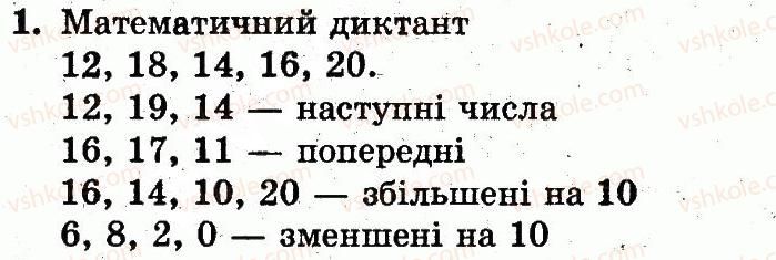 фото задание 1 - сторінка 95 - розділ з. нумерація чисел від 11 до 20. додавання і віднімання у межах 20 на основі нумерації