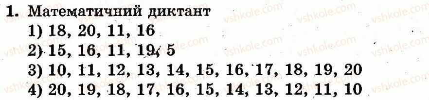 фото задание 1 - сторінка 97 - розділ з. нумерація чисел від 11 до 20. додавання і віднімання у межах 20 на основі нумерації