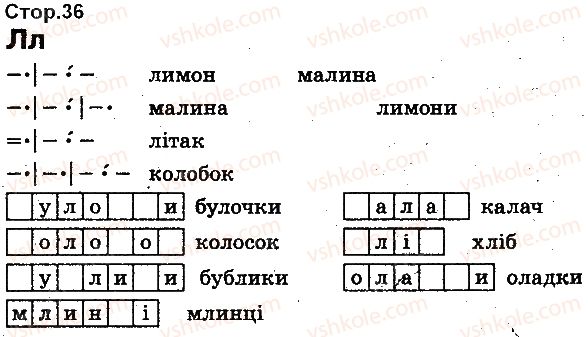 фото задание 36 - букви