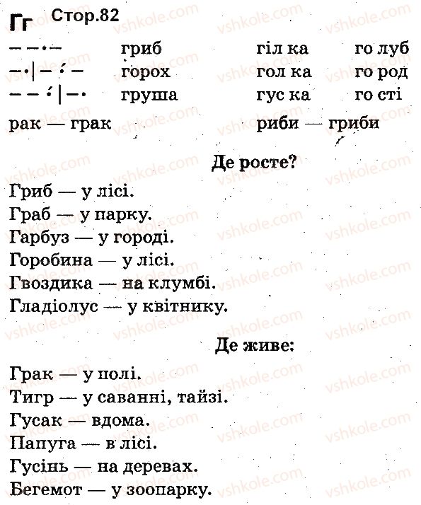 фото задание 82 - букви