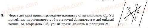фото задание 9 - § 1. аксіоми стереометрії та їх найпростіші наслідки