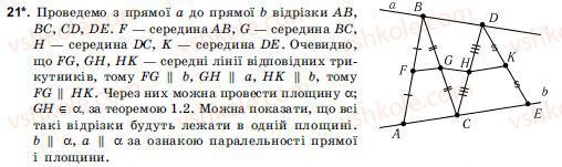 фото задание 21 - § 2. паралельність прямих і площин