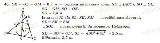 фото задание 46 - § 3. перпендикулярність прямих і площин