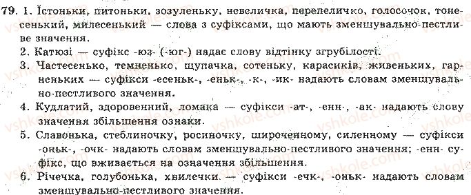 фото задание 79 - відповіді до вправ № 51 - 100