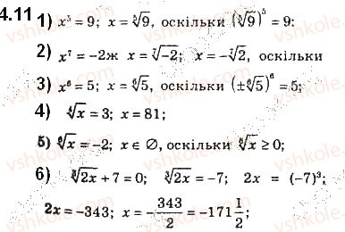 фото задание 11 - 4. означення кореня n-го степеня - § 2. степенева функція