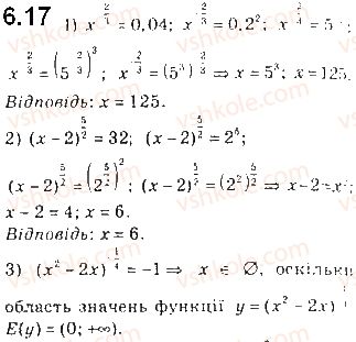 фото задание 17 - 6. степінь з раціональним показником та його властивості - § 2. степенева функція