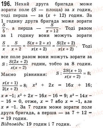фото задание 196 - обернена функція - тема 1. функції, рівняння і нерівності