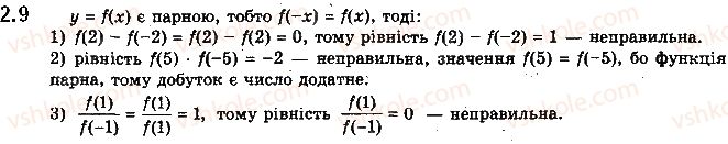 фото задание 9 - 2. функція та її властивості - § 1. повторення та розширення відомостей про множини та функції