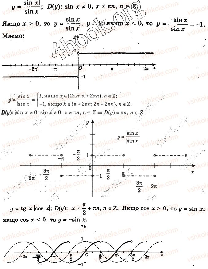 фото задание 18 - 20. властивості та графіки функцій y = sin x і y = cos x - § 3. тригонометричні функції