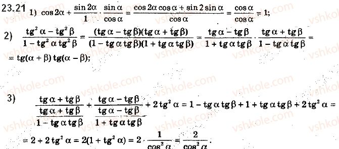 фото задание 21 - 23. формули додавання - § 3. тригонометричні функції