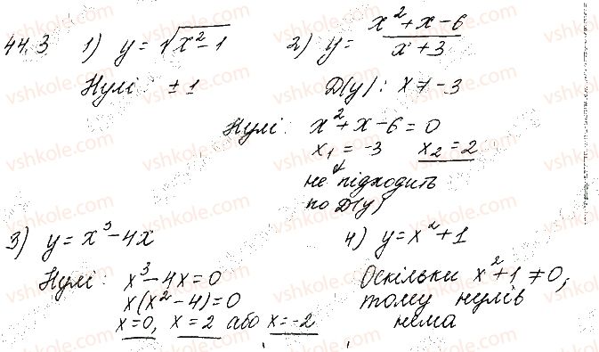фото задание 3 - 44. вправи для повторення курсу алгебри і початків аналізу 10 класу - § 5. похідна та її застосування