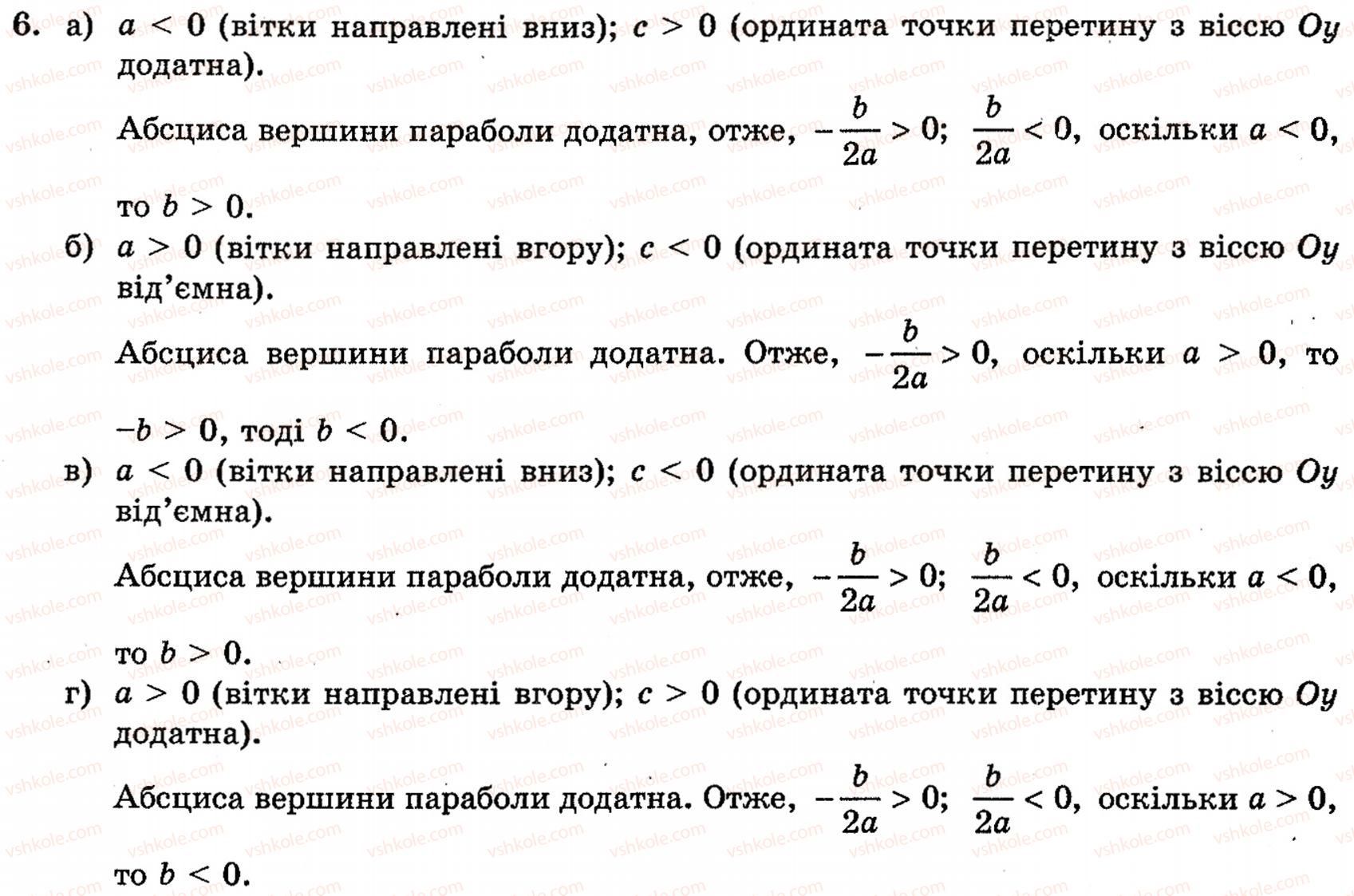 фото задание 6 - 2.2. властивості і графіки основних видів функцій - § 2. функції - розділ 1. функції, рівняння і нерівності