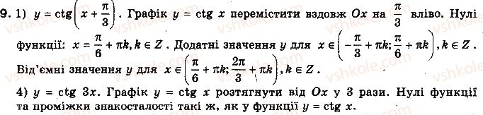 фото задание 9 - § 17. графіки функцій - розділ 3. тригонометричні функції