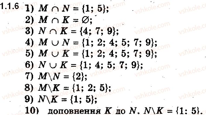 фото задание 6 - 1.1. множини та операції над ними - § 1. множини