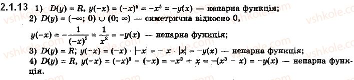 фото задание 13 - 2.1. поняття числової функції. найпростіші властивості числових функцій - § 2. функції