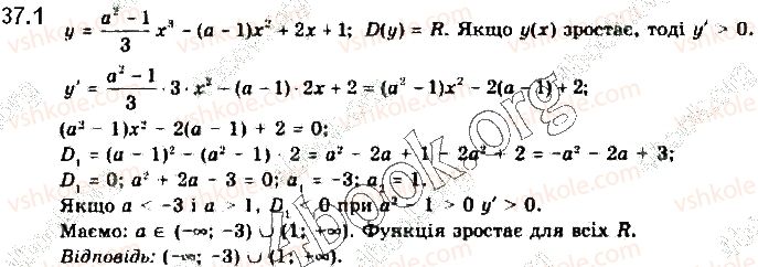 фото задание 1 - § 37. застосування похідної до розв’язування завдань із параметрами