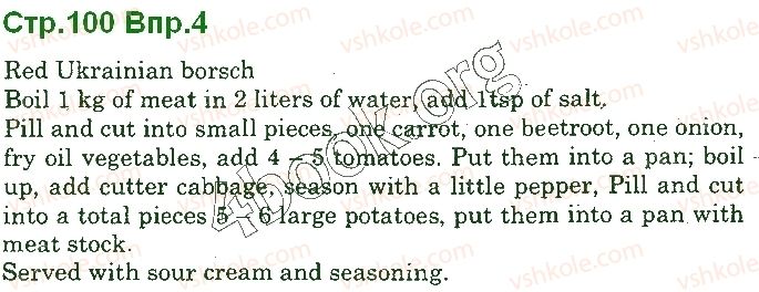 фото задание p100ex4 - unit 4. national cuisine