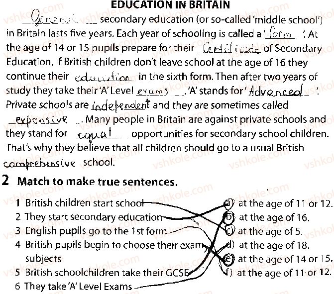 фото задание стр30 - unit 3. why go to school?