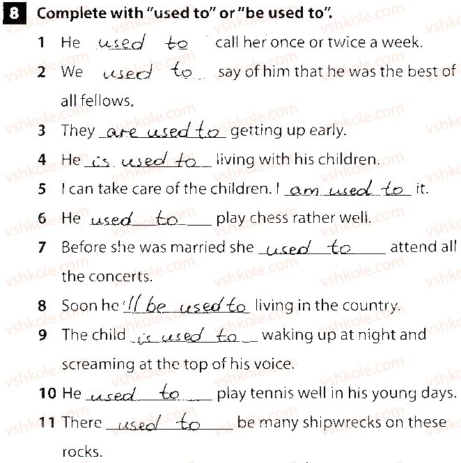 фото задание 8 - unit 1. used to, word formatio