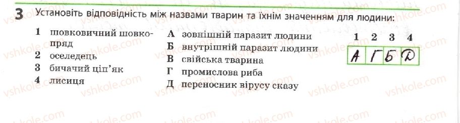 фото задание 3 - тварини - тема 1. біорізноманіття