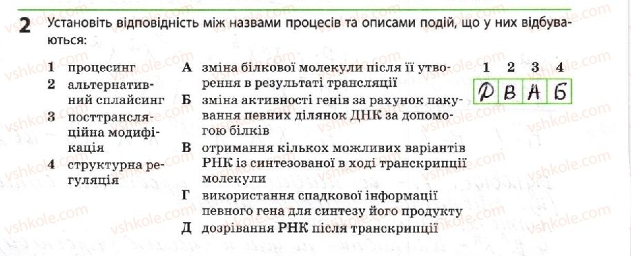 фото задание 2 - гени еукаріотів. регуляція роботи генів - тема 3. спадковість і мінливість