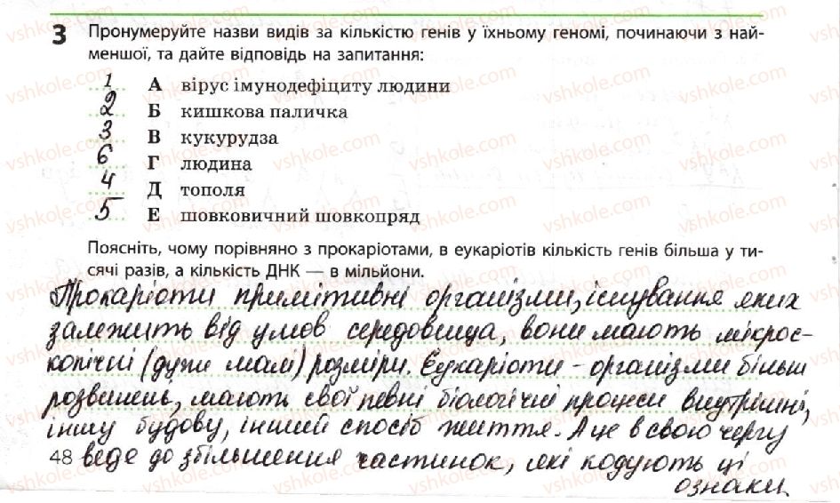 фото задание 3 - гени еукаріотів. регуляція роботи генів - тема 3. спадковість і мінливість