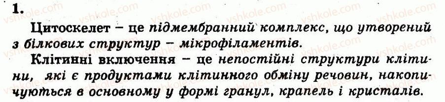 фото задание 1 - цитоплазма та її компоненти - розділ 2. клітинний рівень організації життя