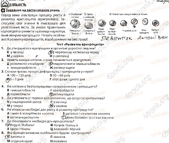 фото задание 2 - урок 57 - тема 4. репродукція та розвиток