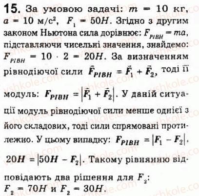 фото задание 15 - § 8. другий закон ньютона - розділ 2. динаміка
