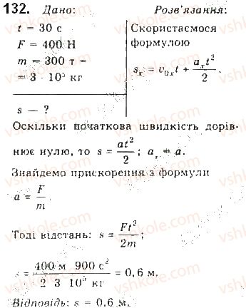 фото задание 132 - § 16. закони ньютона - розділ 1. механіка