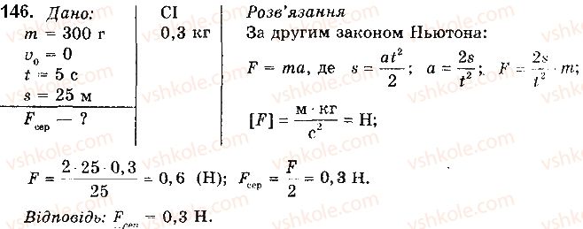 фото задание 146 - § 16. закони ньютона - розділ 1. механіка