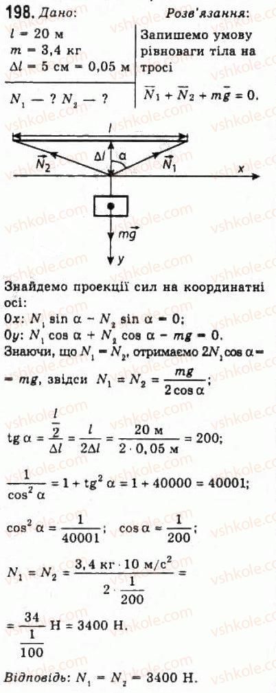 фото задание 198 - розділ 2. динаміка - механіка