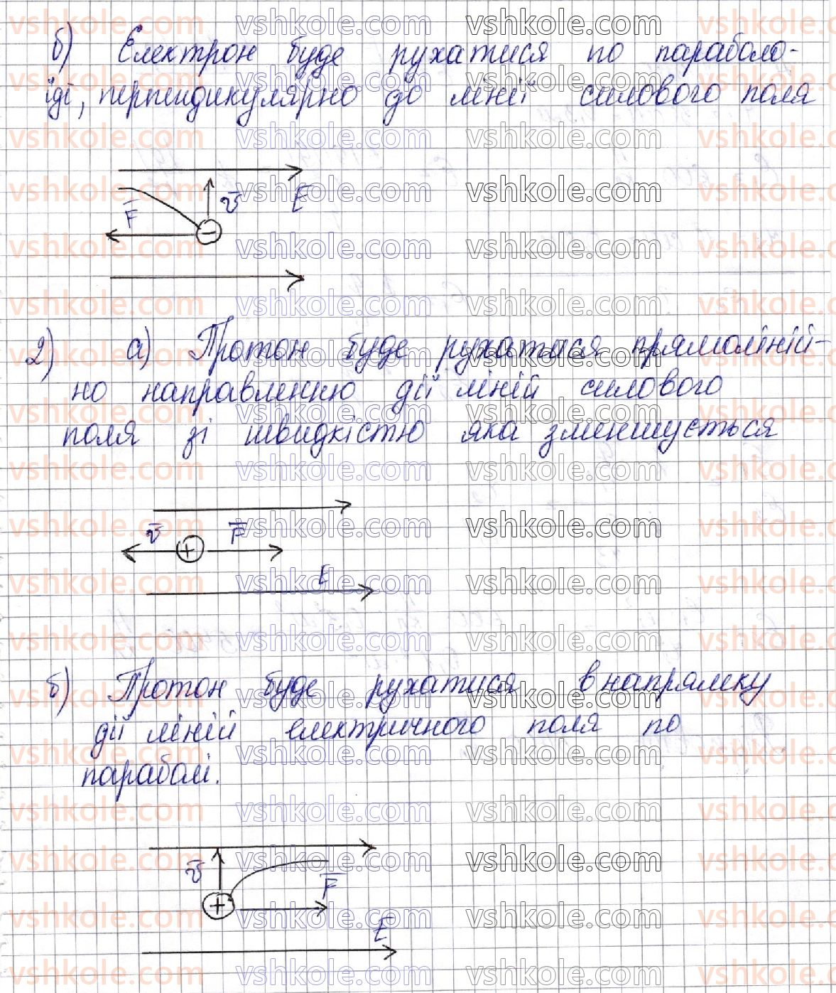 фото задание 3 - § 41. електричне поле - розділ 4. електричне поле
