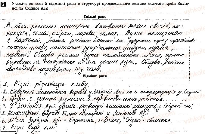 фото задание 2 - практична робота № 3. порівняння продовольчого кошика жителів країн