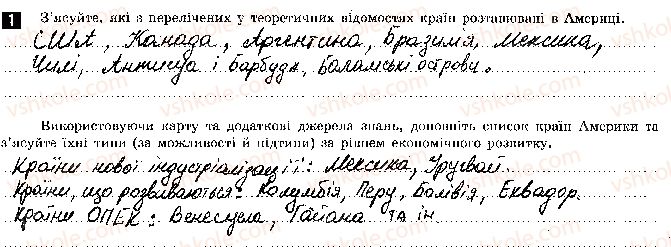 фото задание 1 - практична робота № 5. складання картосхеми типології країн америки
