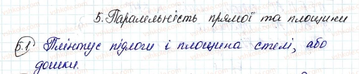 фото задание 1 - 5. паралельність прямої та площини - § 2. паралельність у просторі