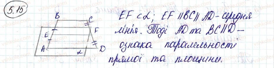 фото задание 15 - 5. паралельність прямої та площини - § 2. паралельність у просторі