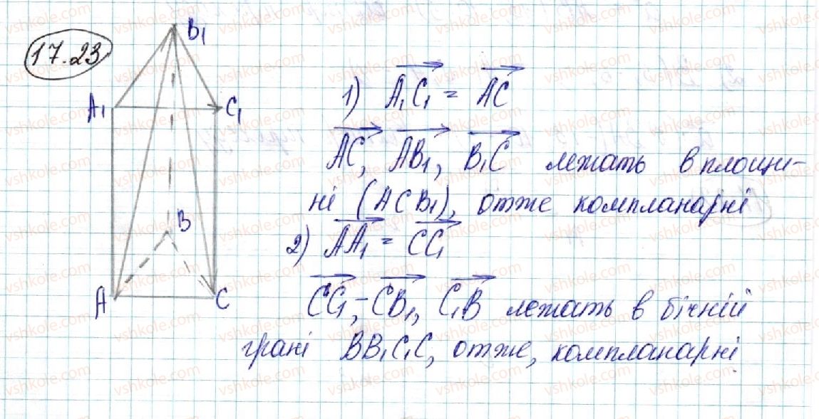фото задание 23 - 17. вектори в просторі - § 4. координати та вектори в просторі