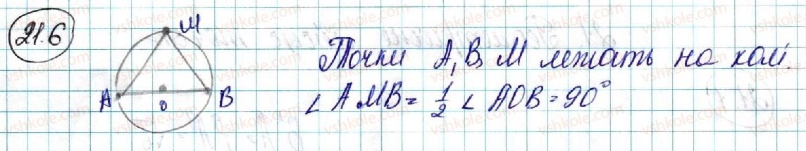 фото задание 6 - 21. геометричне місце точок простору. рівняння сфери - § 4. координати та вектори в просторі