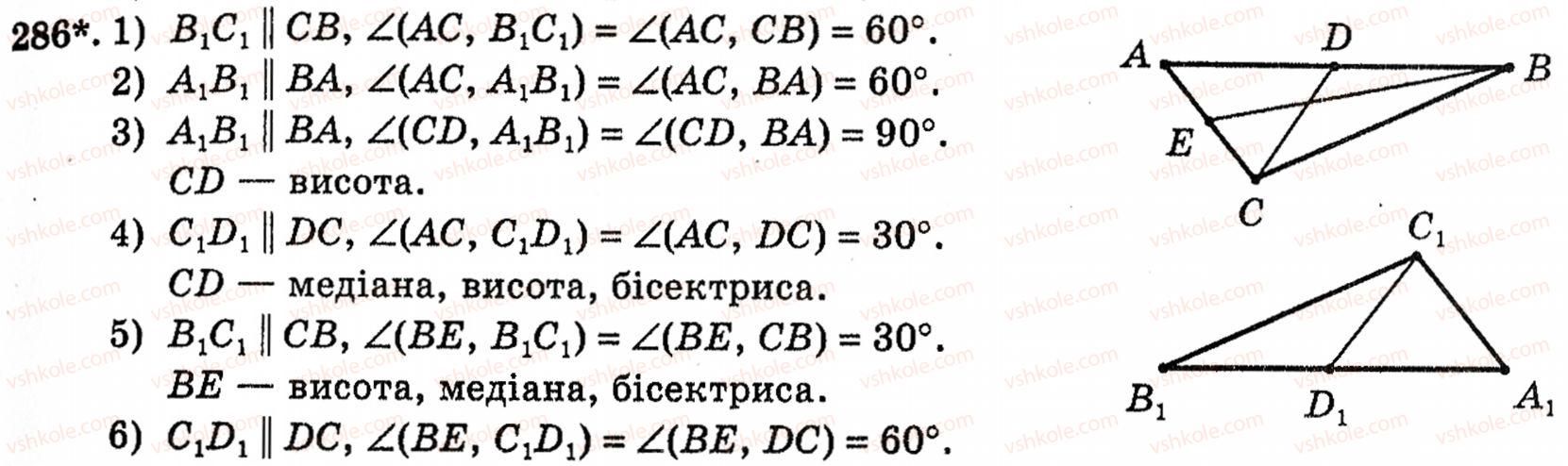 фото задание 286 - § 7. властивості паралельних площин - розділ 2. паралельність прямих і площин у просторі