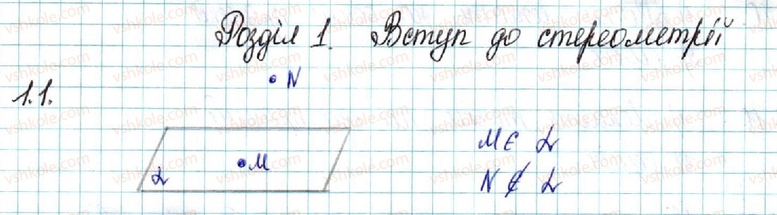 фото задание 1 - § 1. основні поняття стереометрії. аксіоми стереометрії та наслідки з них - розділ 1. вступ до стереометрії