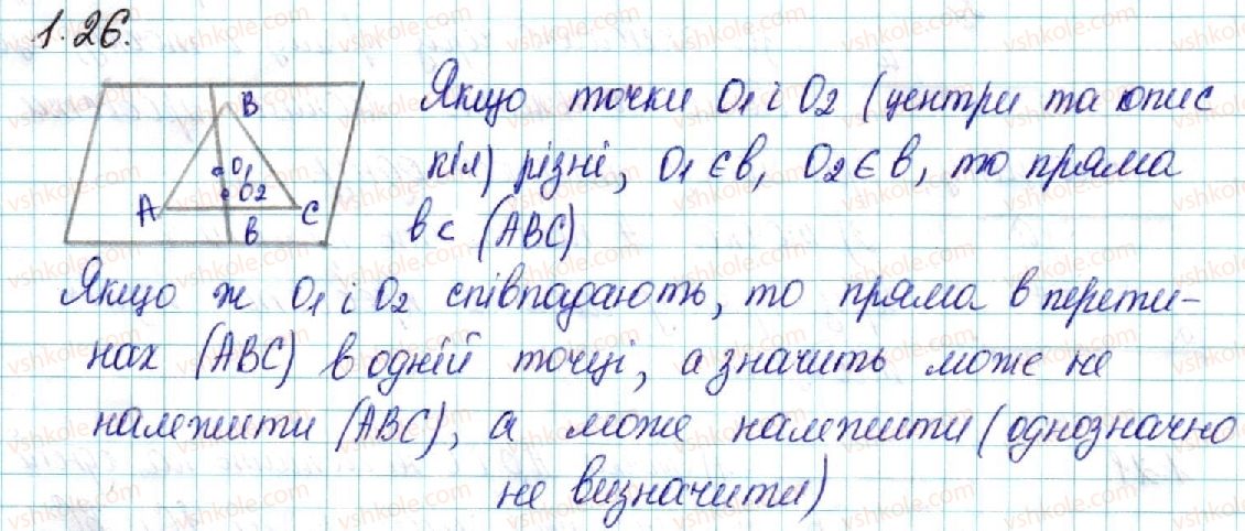 фото задание 26 - § 1. основні поняття стереометрії. аксіоми стереометрії та наслідки з них - розділ 1. вступ до стереометрії