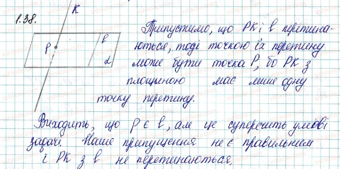 фото задание 38 - § 1. основні поняття стереометрії. аксіоми стереометрії та наслідки з них - розділ 1. вступ до стереометрії
