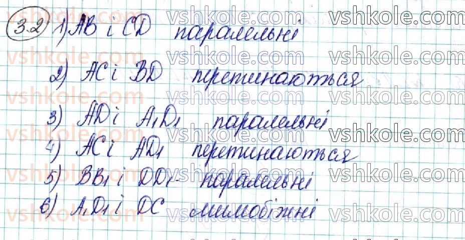фото задание 2 - § 3. взаємне розміщення прямих у просторі - розділ 2. паралельність прямих і площин у просторі