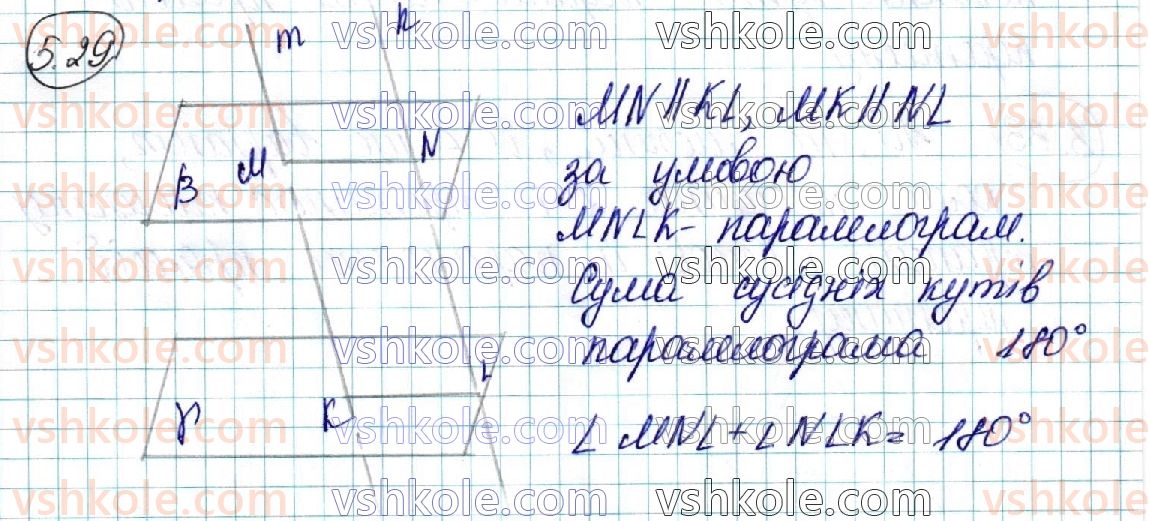фото задание 29 - § 5. розміщення двох площин у просторі. ознаки та властивості паралельних площин - розділ 2. паралельність прямих і площин у просторі