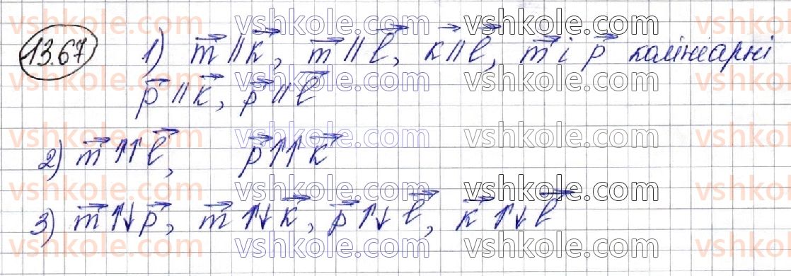 фото задание 67 - § 13. прямокутні координати у просторі - розділ 4. координати, вектори, геометричні перетворення у просторі