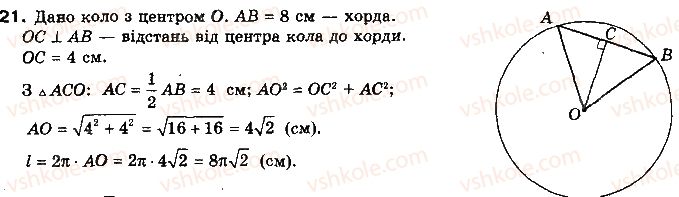 фото задание 21 - тест для самоконтролю 1 - модуль 1. систематизація та узагальнення фактів і методів планіметрії