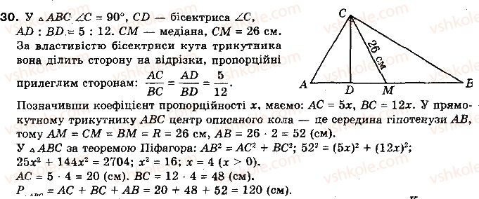 фото задание 30 - тест для самоконтролю 1 - модуль 1. систематизація та узагальнення фактів і методів планіметрії